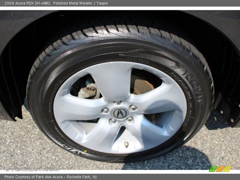 Polished Metal Metallic / Taupe 2009 Acura RDX SH-AWD