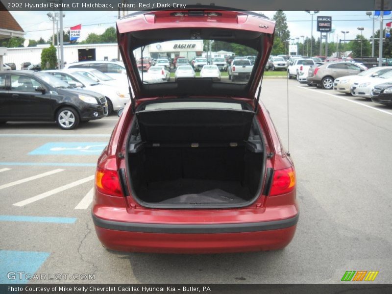 Chianti Red / Dark Gray 2002 Hyundai Elantra GT Hatchback