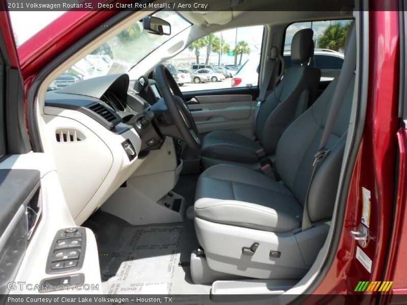 Deep Claret Red Metallic / Aero Gray 2011 Volkswagen Routan SE