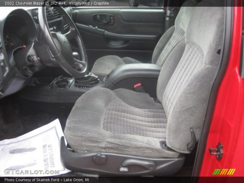  2002 Blazer LS ZR2 4x4 Graphite Interior