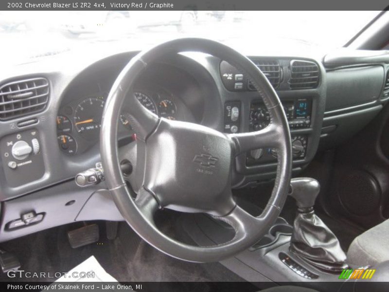 Victory Red / Graphite 2002 Chevrolet Blazer LS ZR2 4x4