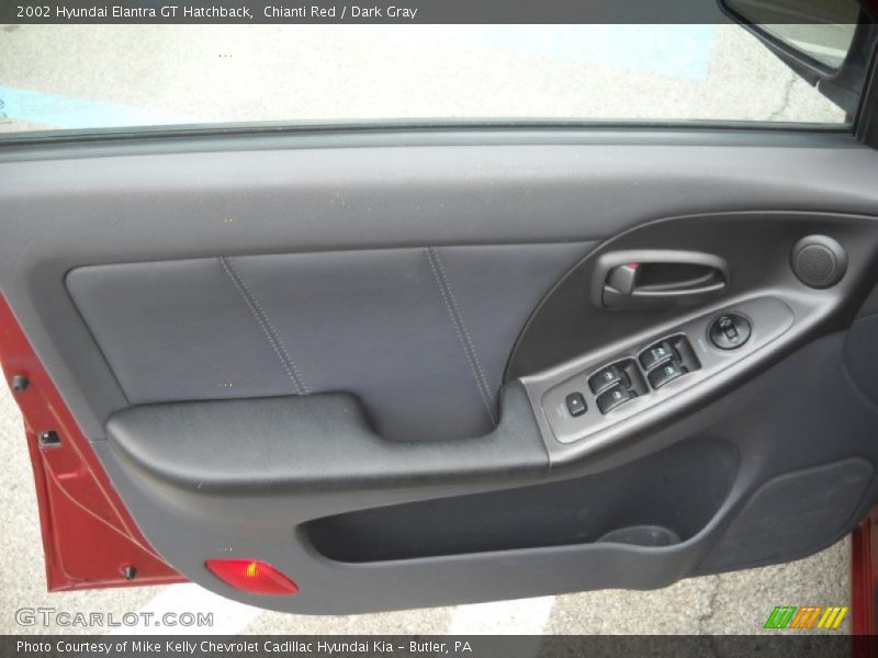 Chianti Red / Dark Gray 2002 Hyundai Elantra GT Hatchback