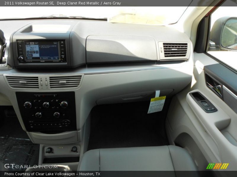 Deep Claret Red Metallic / Aero Gray 2011 Volkswagen Routan SE