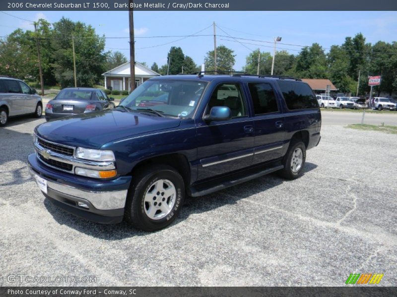 Dark Blue Metallic / Gray/Dark Charcoal 2006 Chevrolet Suburban LT 1500