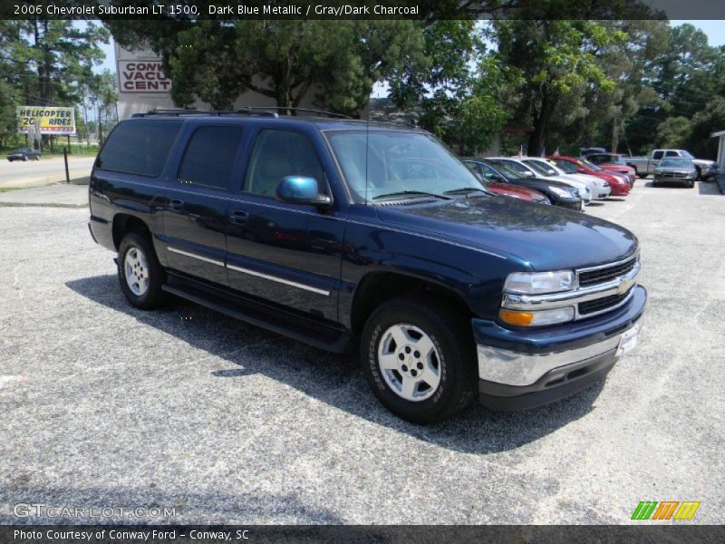 Dark Blue Metallic / Gray/Dark Charcoal 2006 Chevrolet Suburban LT 1500