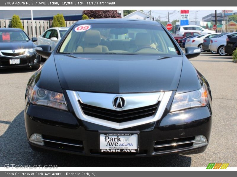 Crystal Black Pearl / Parchment 2009 Acura RL 3.7 AWD Sedan