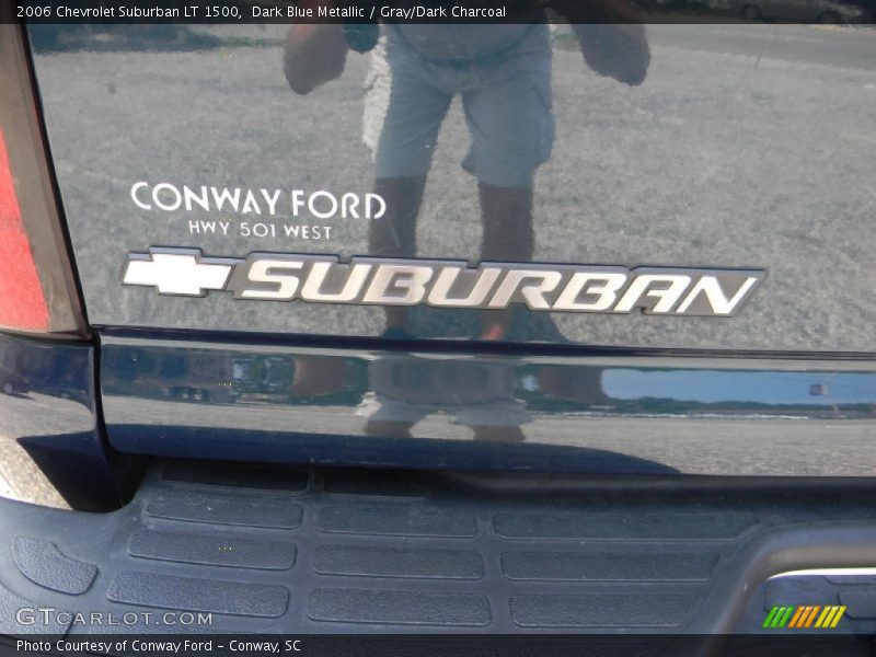 Dark Blue Metallic / Gray/Dark Charcoal 2006 Chevrolet Suburban LT 1500