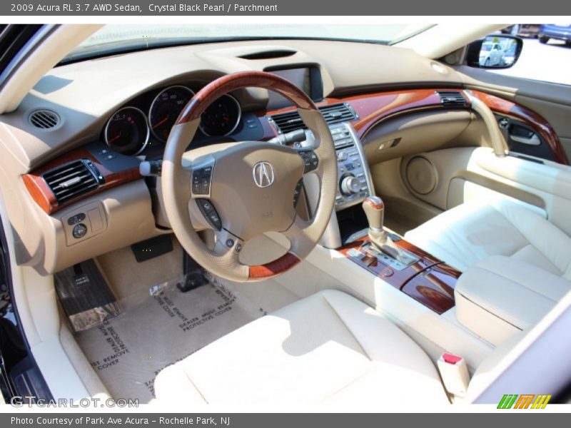 Parchment Interior - 2009 RL 3.7 AWD Sedan 