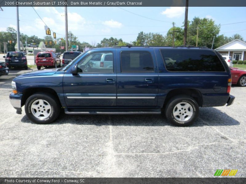 Dark Blue Metallic / Gray/Dark Charcoal 2006 Chevrolet Suburban LT 1500