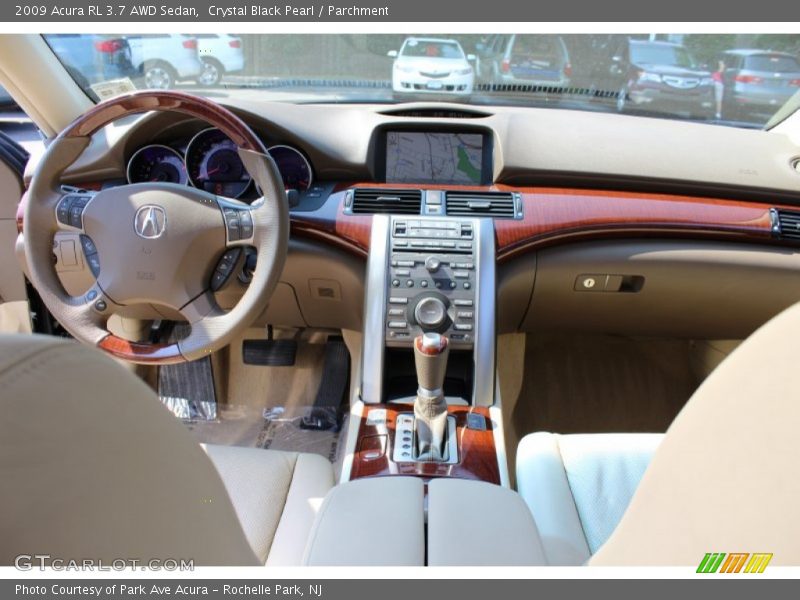 Dashboard of 2009 RL 3.7 AWD Sedan