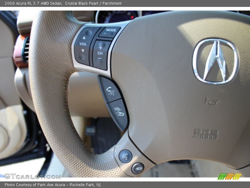 Controls of 2009 RL 3.7 AWD Sedan