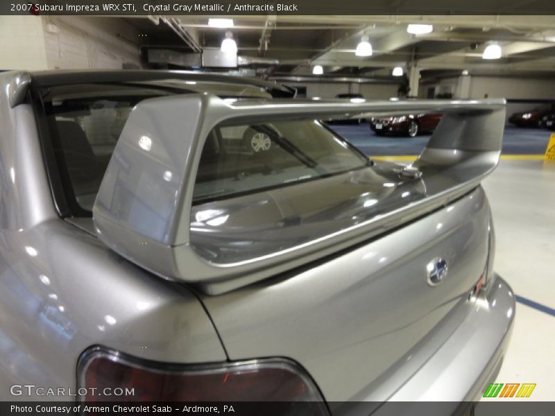 Crystal Gray Metallic / Anthracite Black 2007 Subaru Impreza WRX STi