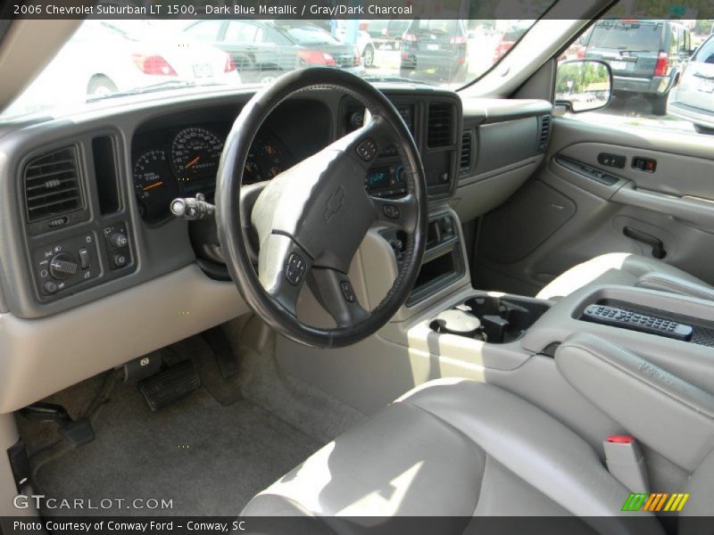 Dark Blue Metallic / Gray/Dark Charcoal 2006 Chevrolet Suburban LT 1500
