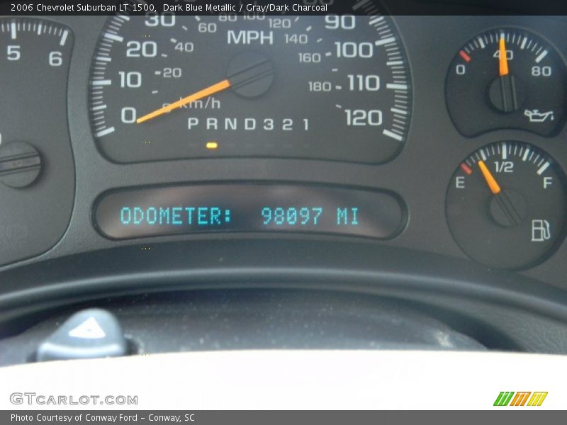 Dark Blue Metallic / Gray/Dark Charcoal 2006 Chevrolet Suburban LT 1500