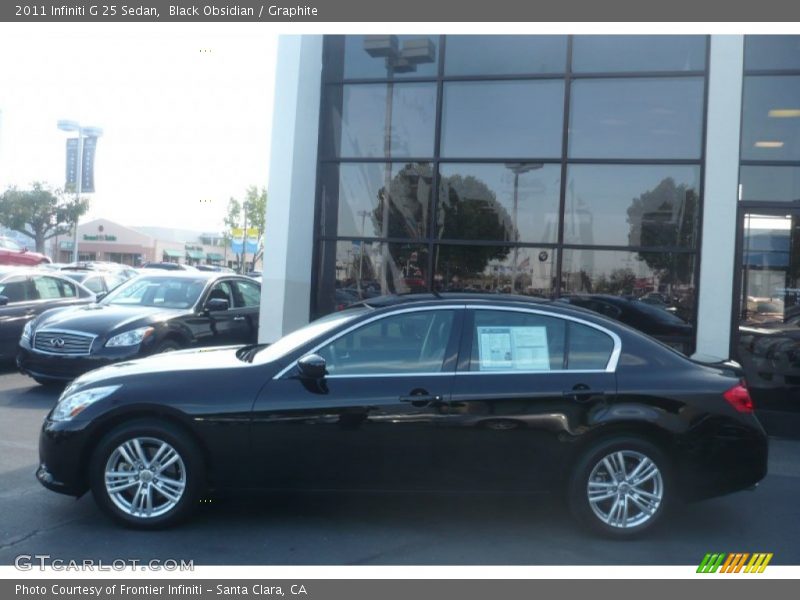 Black Obsidian / Graphite 2011 Infiniti G 25 Sedan