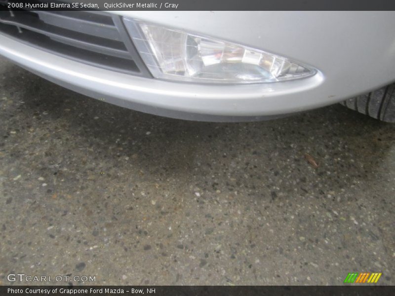 QuickSilver Metallic / Gray 2008 Hyundai Elantra SE Sedan