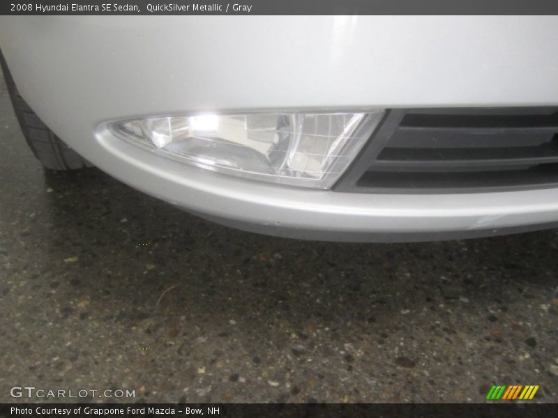 QuickSilver Metallic / Gray 2008 Hyundai Elantra SE Sedan
