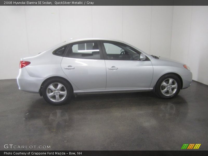 QuickSilver Metallic / Gray 2008 Hyundai Elantra SE Sedan