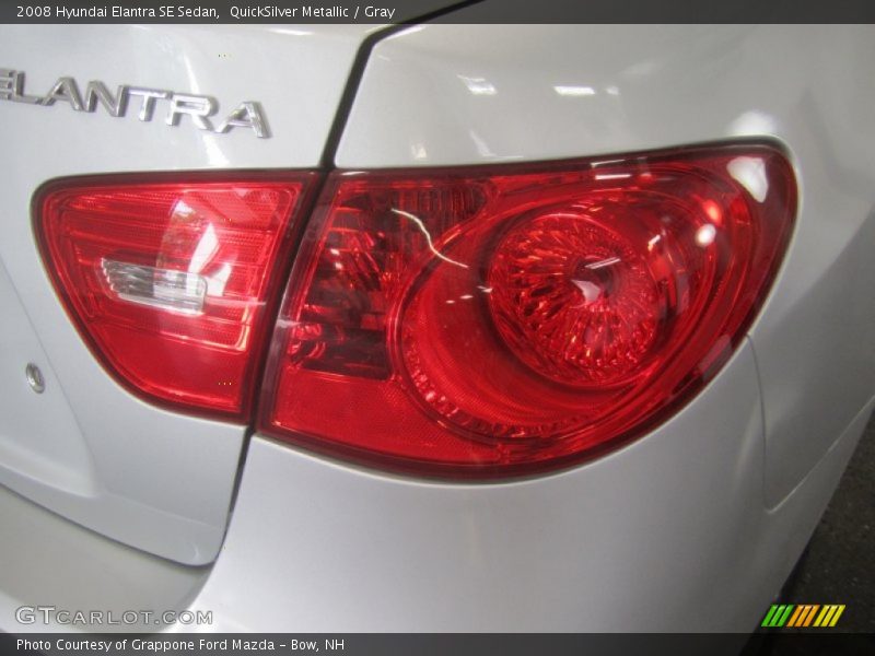 QuickSilver Metallic / Gray 2008 Hyundai Elantra SE Sedan