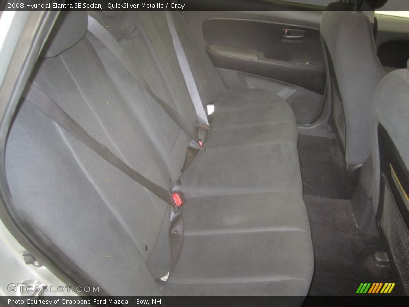 QuickSilver Metallic / Gray 2008 Hyundai Elantra SE Sedan