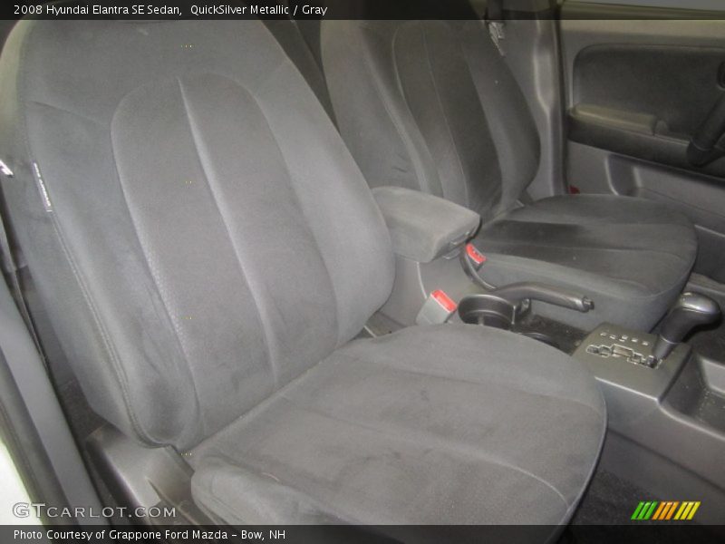QuickSilver Metallic / Gray 2008 Hyundai Elantra SE Sedan