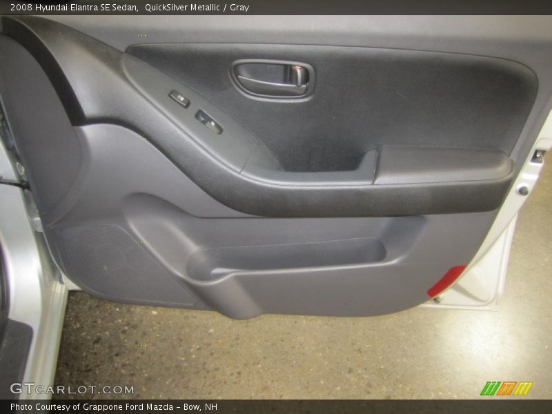 QuickSilver Metallic / Gray 2008 Hyundai Elantra SE Sedan