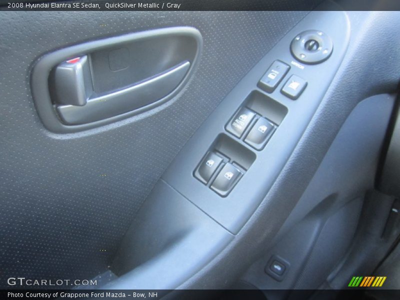 QuickSilver Metallic / Gray 2008 Hyundai Elantra SE Sedan