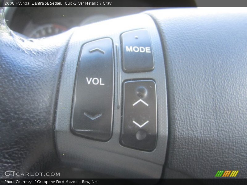 QuickSilver Metallic / Gray 2008 Hyundai Elantra SE Sedan