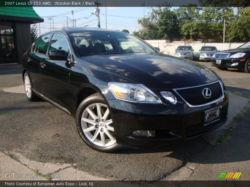 Obsidian Black / Black 2007 Lexus GS 350 AWD