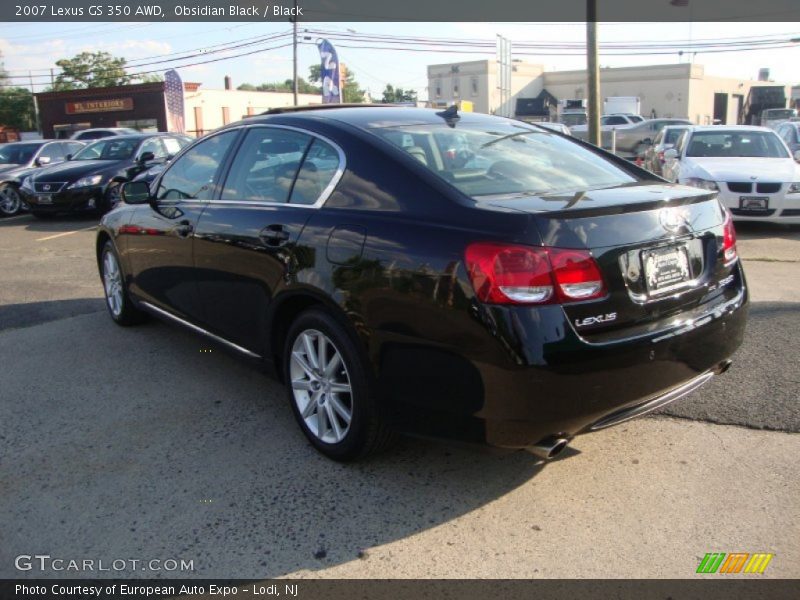 Obsidian Black / Black 2007 Lexus GS 350 AWD