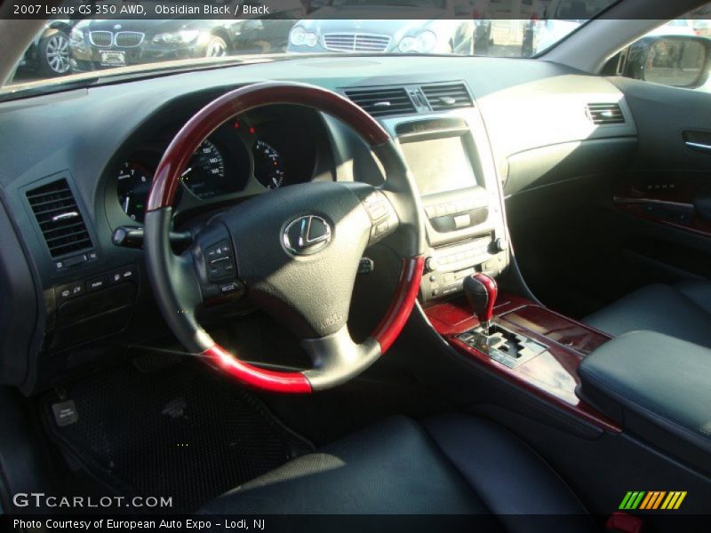 Obsidian Black / Black 2007 Lexus GS 350 AWD