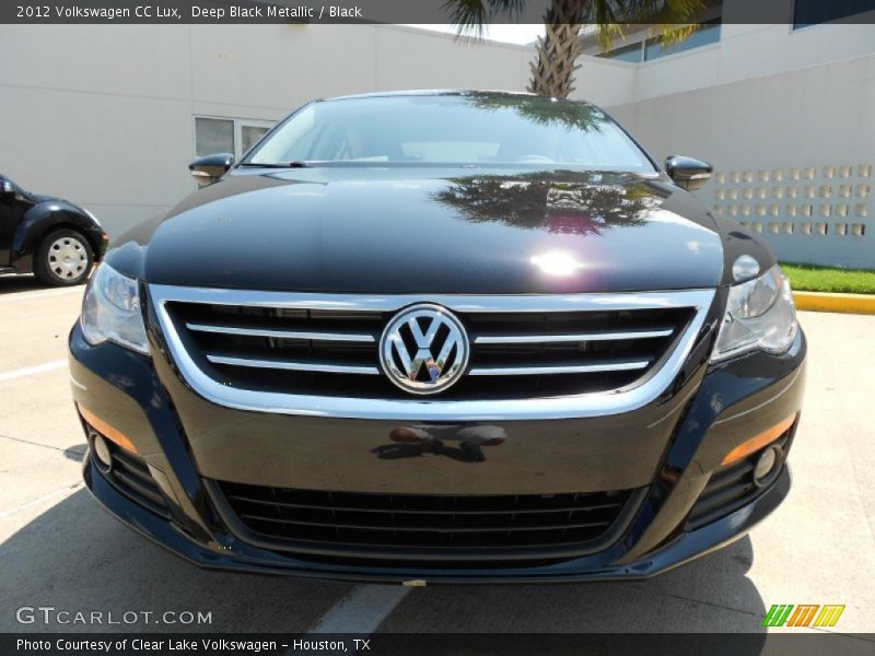 Deep Black Metallic / Black 2012 Volkswagen CC Lux
