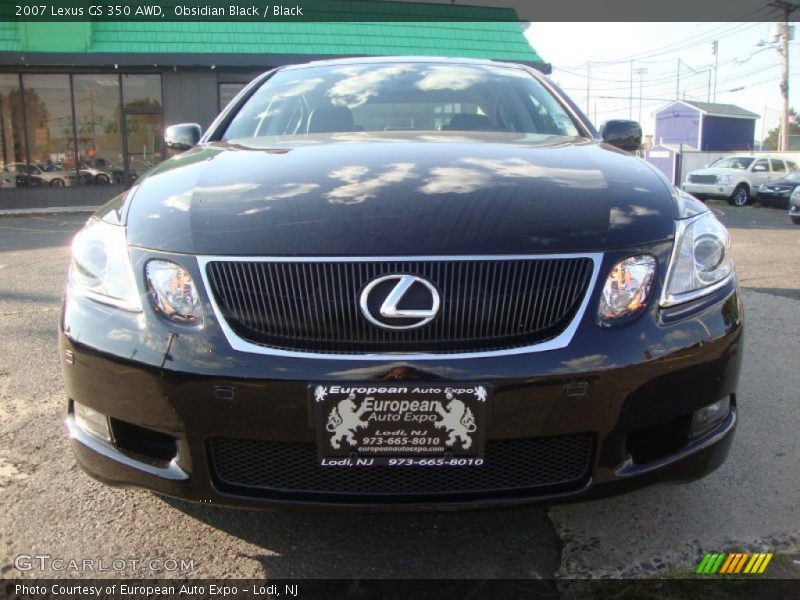 Obsidian Black / Black 2007 Lexus GS 350 AWD