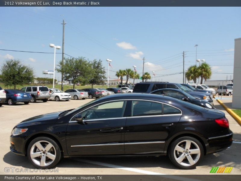 Deep Black Metallic / Black 2012 Volkswagen CC Lux