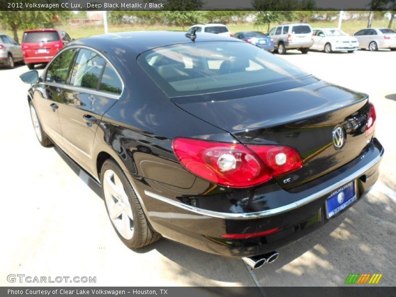 Deep Black Metallic / Black 2012 Volkswagen CC Lux
