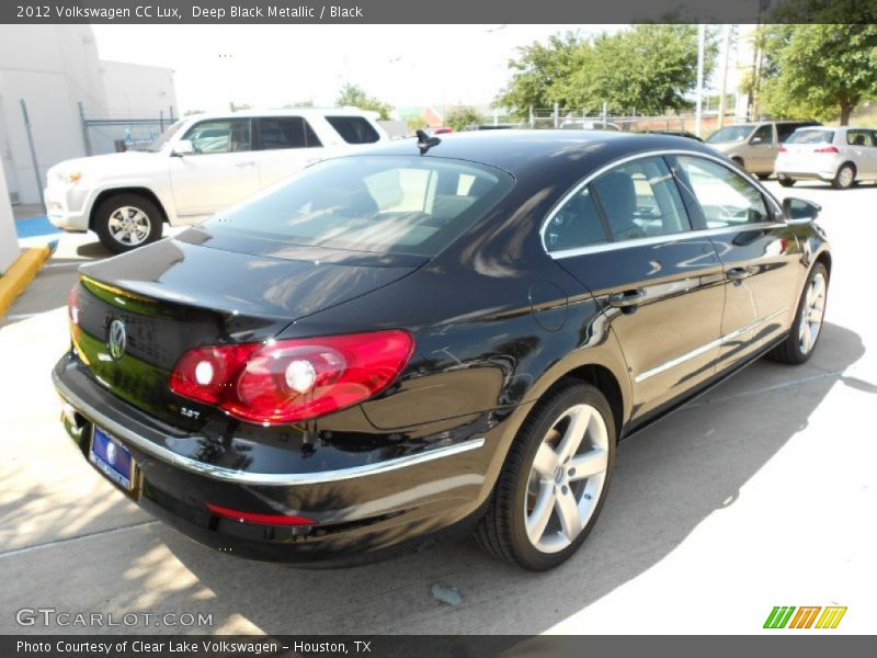 Deep Black Metallic / Black 2012 Volkswagen CC Lux