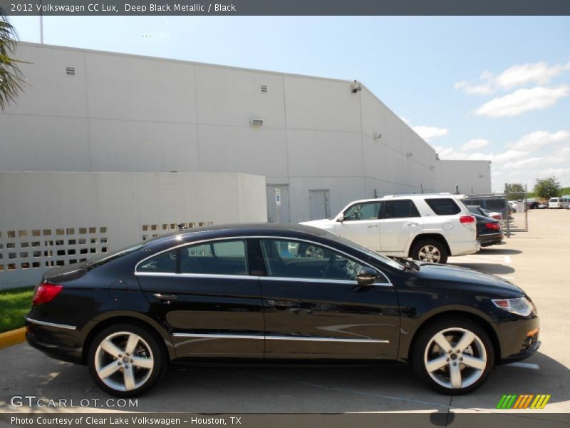 Deep Black Metallic / Black 2012 Volkswagen CC Lux