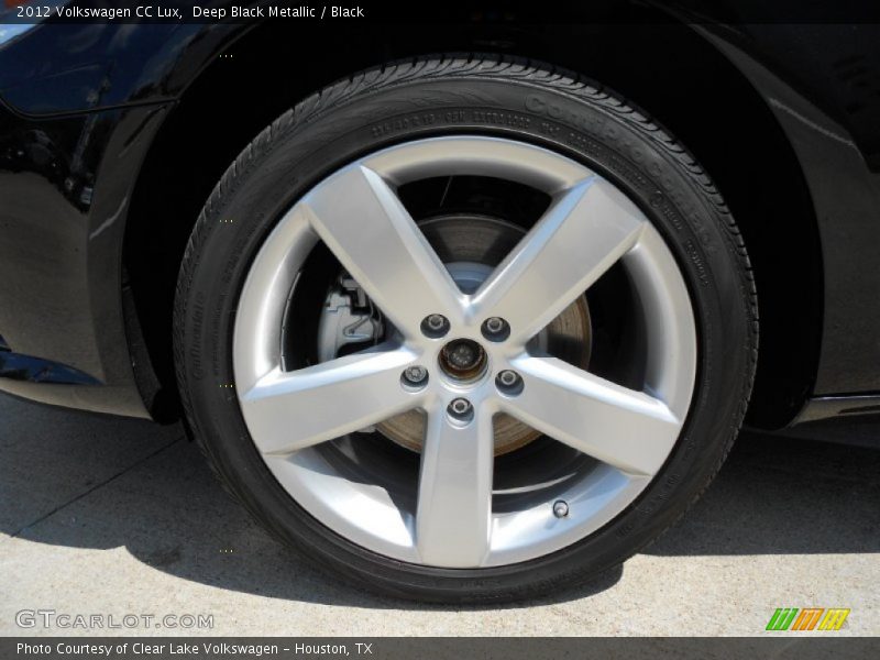 Deep Black Metallic / Black 2012 Volkswagen CC Lux