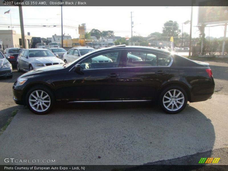Obsidian Black / Black 2007 Lexus GS 350 AWD