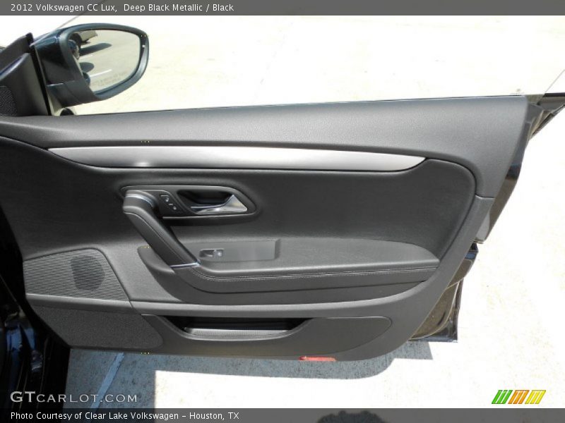 Deep Black Metallic / Black 2012 Volkswagen CC Lux