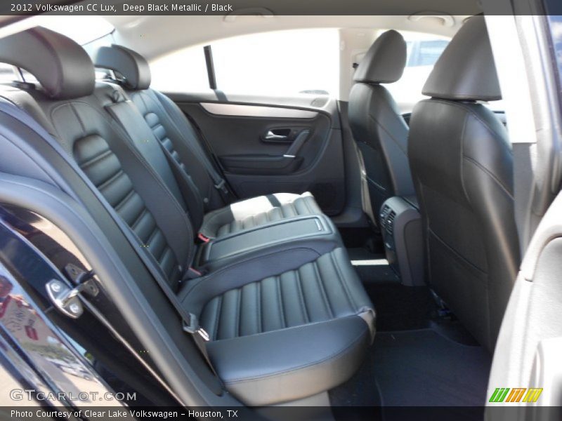 Deep Black Metallic / Black 2012 Volkswagen CC Lux
