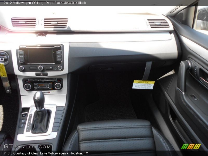 Deep Black Metallic / Black 2012 Volkswagen CC Lux