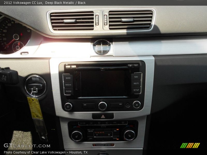 Deep Black Metallic / Black 2012 Volkswagen CC Lux