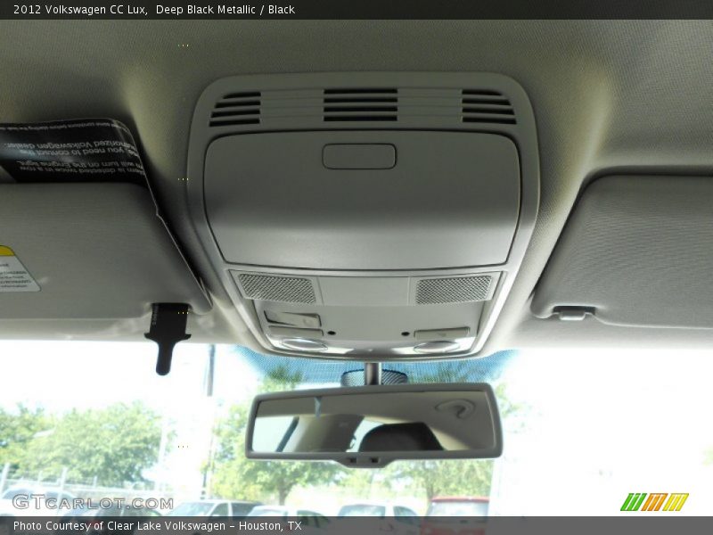Deep Black Metallic / Black 2012 Volkswagen CC Lux