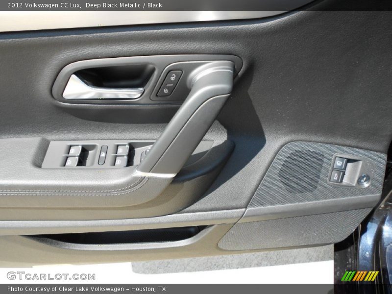 Deep Black Metallic / Black 2012 Volkswagen CC Lux