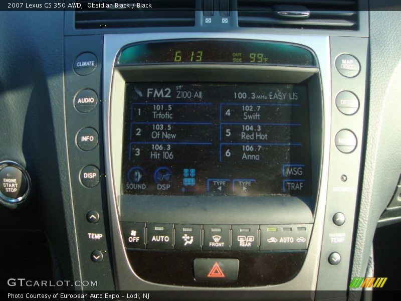 Obsidian Black / Black 2007 Lexus GS 350 AWD