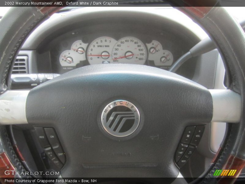 Oxford White / Dark Graphite 2002 Mercury Mountaineer AWD