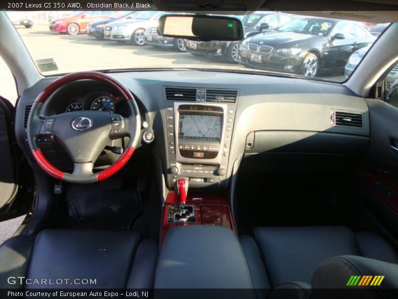 Obsidian Black / Black 2007 Lexus GS 350 AWD