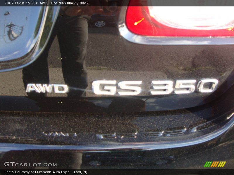 Obsidian Black / Black 2007 Lexus GS 350 AWD