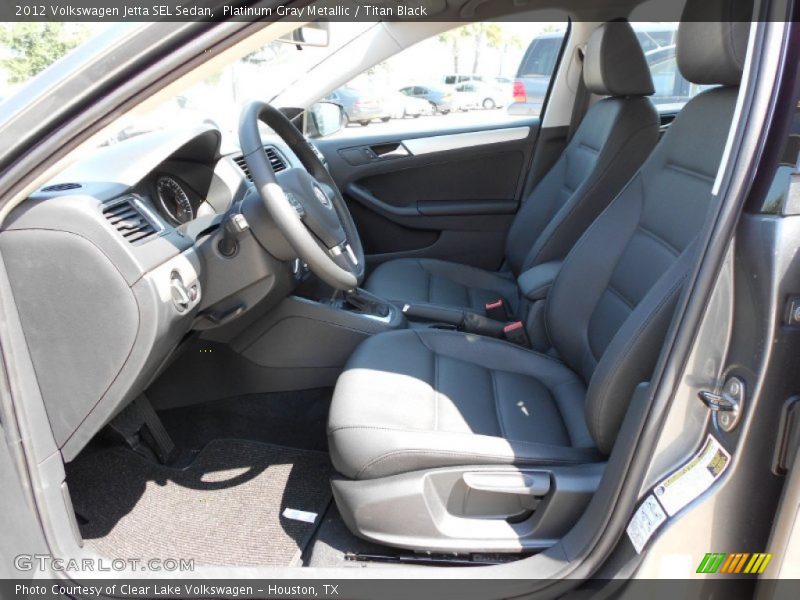 Platinum Gray Metallic / Titan Black 2012 Volkswagen Jetta SEL Sedan